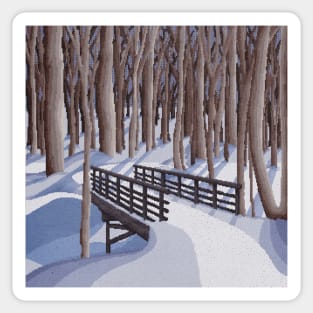 Winter Walk Sticker